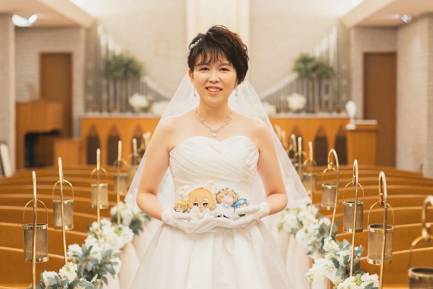 ご自身らしく！推しぬいと♡笑顔溢れるソロフォトウェディング♪